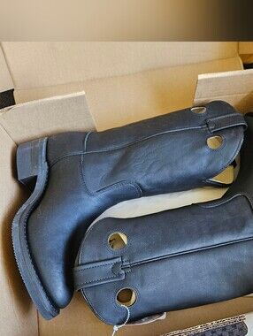 Canada West Men's 5061 Plain-Toe Work Western Boots - Size 7.5 - 3E